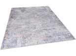Teppich GINO FALCONE "Rachele GF-090", grau, B:140cm H:6mm L:200cm, Polyester, Teppiche, Teppich, Kurzflor, modernes Design, ideal im Wohnzimmer & Schlafzimmer