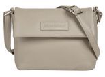 Umhängetasche BRUNO BANANI, Mädchen, Gr. B/H/T: 19cm x 15cm x 5cm onesize, beige, Leder, leicht glänzend, unifarben, Taschen Umhängetasche, echt Leder
