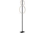 GLOBO LIGHTING LED Stehlampe "STEHLEUCHTE METALL SCHWARZ MATT, 1XLED", schwarz, 1 Stk., Leuchten, Stehleuchte/Wohnzimmer/Schlafzimmer/Flur, LED Stehlampe