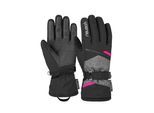 Skihandschuhe REUSCH "Hannah R-TEX XT", Damen, Gr. 6,5, pink, 87% Polyester, 11% Lederimitat, 2% Elasthan, mehrfarbig, Handschuhe, in zartem Design