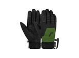 Skihandschuhe REUSCH "Raptor R-TEX XT TOUCH-TEC", Damen, Gr. 8, grün, 92% Polyester, 3% Polyamid, 3% Polyurethan, 2% Elasthan, mehrfarbig, Handschuhe, warm, wasserdicht und atmungsaktiv
