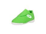 Fußballschuh LOTTO "Milano 700", Mädchen, Gr. 25, grün (grün, weiß), Polyurethane, Schuhe Fußballschuh, mit praktischer Gummisohle