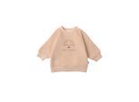 Sweatshirt LILIPUT "Petit Croissant", Mädchen, Gr. 86/92, beige, 80% Baumwolle, 20% Polyester, bedruckt, normal, Rundhals, Sweatshirts Sweatshirt, mit Rundhalsausschnitt