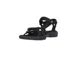 Sandale CRUZ "Bernao", Damen, Gr. 38, schwarz (schwarz, schwarz), Synthetik, Schuhe Sandale, mit rutschfestem Allwetterprofil