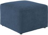 Hocker HOME AFFAIRE "Sundstrup", blau, B:70cm H:47cm T:70cm, 100% Polyester, Hocker, Hocker, Modulserie, individuelle Zusammenstellung