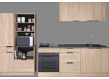 Schrank-Set PARISOT "Breite 300 cm, ohne E-Geräte", grau (eiche), Kastenmöbel-Sets