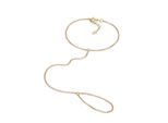 Armband ELLI "Handkette Weiß 925 Silber, mit Kristallen von Swarovski" Gr. 16, gold, Armbänder, Damen, 16cm,mit Steinen, Silber 925 (Sterlingsilber), Armband