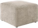 Hocker HOME AFFAIRE "Sundstrup", grau (taupe), B:70cm H:47cm T:70cm, 100% Polyester, Hocker, Hocker, Modulserie, individuelle Zusammenstellung