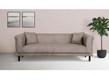 2-Sitzer HOME AFFAIRE "AGNIA B/T/H: 180/85/71 cm", grau (taupe), B:180cm H:71,5cm T:85cm, 100% Polyester, Sofas, incl. Zierkissen, auch in Cord und Bouclé