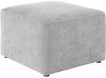 Hocker HOME AFFAIRE "Sundstrup", grau, B:70cm H:47cm T:70cm, 100% Polyester, Hocker, Hocker, Modulserie, individuelle Zusammenstellung
