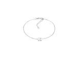 Armband ELLI "Buchstaben Initialen Anhänger K 925 Silber" Gr. 16, silber, Armbänder, Damen, 16cm, ohne Stein, Silber 925 (Sterlingsilber), Armband