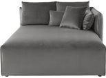 Ottomane OTTO HOME "Nöre", grau (hellgrau), B:138cm H:86cm T:168cm, 100% Polyester, Sofas, Ottomane, Lounge-Modul - zum eigenen Zusammenstellen, Breite 138cm, Tiefe 168cm
