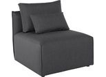 Sessel OTTO HOME "Nöre", grau (dunkelgrau), B:82cm H:86cm T:90cm, Samtoptik (100% Polyester);Struktur (100% Polypropylene);Webstoff (100% Polyester);Struktur fein (100% Polyester);Luxus-Microfaser Lederoptik (100% Polyester);Baumwoll-/Leinenmix (60% Baumwolle/40% Leinen), Sessel, Sessel, Modul - zum Zusammenstellen; in vielen Bezugsqualitäten und Farben