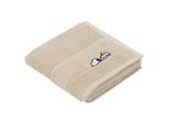Vossen Gästetuchset , Beige , Textil , 2-teilig , Uni , 30x50 cm , ISO 9001, Fkt, Made in Austria, Oeko-Tex® Standard 100 , Heimtextilien, Badtextilien, Gästehandtücher