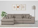 GOODproduct Ecksofa "Florid L-Form" 3 Teile, bestehend aus Modulen, viele Bezugsqualitäten, auch in Cord