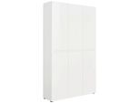 Schuhschrank, Weiß, Kunststoff, 20 Fächer, 120x200x34 cm, Garderobe, Schuhaufbewahrung, Schuhschränke