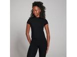 MP Damen Tempo Body Fit Kurzarm-T-Shirt – Schwarz - S