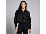 MP Damen Lifestyle Nylon-Bomberjacke – Schwarz - XL