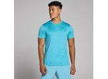 MP Herren Tempo Meliertes T-Shirt – Cyan - XXL