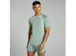 MP Herren Tempo Panel Kurzarm-T-Shirt – Hellgrün - S