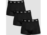 MP Herren technische Boxershorts (3er-Pack) – Schwarz - XXS