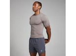 MP Herren Active Nahtloses T-Shirt mit Aufdruck – Kühles Grau - XXL