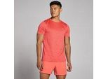 MP Herren Tempo Meliertes T-Shirt – Korallenrot - S