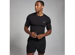 MP Herren Active Nahtloses T-Shirt mit Aufdruck – Schwarz - XXL