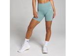 MP Damen Tempo Mittelhohe Nahtlose Shorts – Blei - XXL