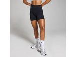 MP Damen Shorts mit Hoher Taille – Schwarz - XS
