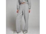 MP Damen Soft Touch Jogginghose mit geradem Bein – Hellgrau - XL