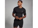 MP Herren Active Nahtloses T-Shirt mit Aufdruck – Schwarz - S