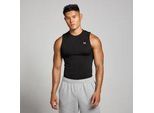 MP Herren Tempo nahtloses Tanktop mit Grafikelement – Schwarz - XL