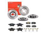 BREMBO Bremsensatz, Scheibenbremse sg00000e4e Hinterachse voll 264mm 25mm für Opel Vaughall SAAB GM SATURN AC KIA