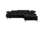 MKS Ecksofa Peter L Schwarz Boucle - Rechts Seite , Textil , L-Form,L-Form , 273x208 cm , Oeko-Tex® , Wohnzimmer, Sofas & Couches, Wohnlandschaften, Ecksofas