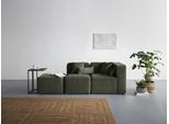 3-Sitzer HOME AFFAIRE "Sundstrup", grün, B:233cm H:76,5cm T:93cm, 100% Polyester, Sofas, Modulserie, individuelle Zusammenstellung