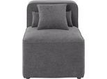 Sofa-Mittelelement HOME AFFAIRE "Sundstrup", grau (anthrazit), B:70cm H:76,5cm T:93cm, 100% Polyester, Polsterelemente, Modulserie, individuelle Zusammenstellung