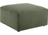 Polsterhocker OTTO HOME "Nöre", grün (dunkelgrün), B:80cm H:46cm T:80cm, 92% Polyester, 8% Polyamid, Hocker, Polsterhocker, Modul - zum Zusammenstellen; in vielen Bezugsqualitäten und Farben