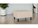 Polsterhocker HOME AFFAIRE "Glandine", beige, B:70cm H:44cm T:50cm, 100% Polyester, Hocker, Polsterhocker