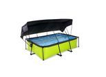 EXIT Frame Pool 220x150x65cm mit Filterpumpe und Sonnensegel, versch. Ausführungen