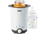 NUK Babykostwärmer , Schwarz, Weiß , Kunststoff , 11.3x15.4x11.1 cm , Temperaturregler, Warmhaltefunktion , Füttern, Babykostwärmer & Sterilisatoren