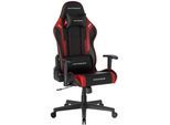 Gaming-Stuhl MCA FURNITURE "DX Racer Prince Gamingchair", schwarz, B:67cm H:126cm T:67cm, Kunstleder, Nylon, Polyurethan, Stühle, Gaming-Stuhl, Gaming,Racing,Design,Lordose,Kissen,Armlehne,drehbar,verstellbar