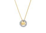 Kette mit Anhänger MICHAEL KORS "Schmuck Geschenk Metall Halskette PREMIUM", gold (gelbgoldfarben), Halsketten, Damen, mit Zirkonia, Metall, L: 45,5 B: 1mm, wahlweise mit oder ohne Zirkonia, B:1mm