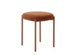 Xora Hocker, Terracotta, Metall, rund, 43.5x48x43.5 cm, erweiterbar (Typenauswahl), stapelbar, Wohnzimmer, Hocker, Sitzhocker