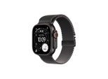 Apple Watch Ultra 3 GPS + Cellular 49mm Black Titanium Case with Black Titanium Milanese Loop - Small