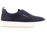 Santoni Low-Top Sneaker - Slip-On Sneakers - Gr. 8_5 - in Weiß - für Damen