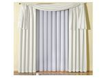 Vorhang WIRTH "Janine" Gr. 3, beige (cremeweiß), B:135cm H:225cm, Jacquard, Polyester, Gardinen