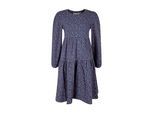 Sommerkleid HAPPY GIRLS "dress", Mädchen, Gr. 128, EURO-Größen, blau (jeans blau), Stoff, 100% Baumwolle, normal, Kleider Sommerkleid