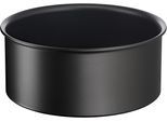 Kasserolle TEFAL "Ingenio Unlimited", schwarz, B:19,5cm H:9,4cm L:19,5cm Ø:18cm, Töpfe, Kasserolle, stapelbar, Antihaftversiegelung, Thermo-Signal, Induktion