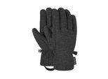 Skihandschuhe REUSCH "Poledome R-TEX XT", Damen, Gr. 8,5, grau, 91% Polyester, 8% Ziegenleder, 1% Elasthan, unifarben, Handschuhe, mit wasserdichter und atmungsaktiver Funktion